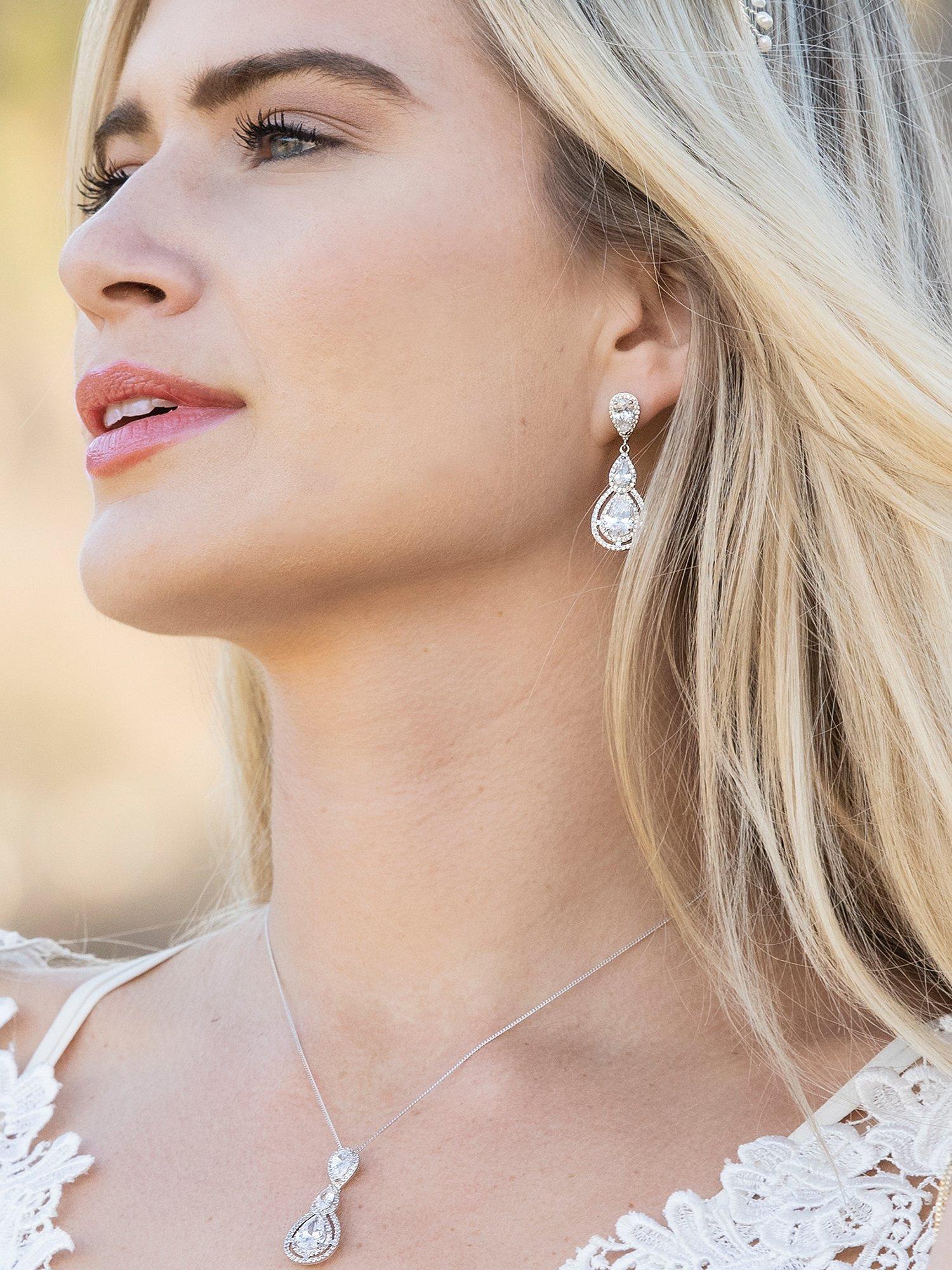 Ivory & Co. Illuminate Triple Teardrop Cubic Zirconia Drop Ivory & Co. Illuminate Triple Teardrop Cubic Zirconia Drop