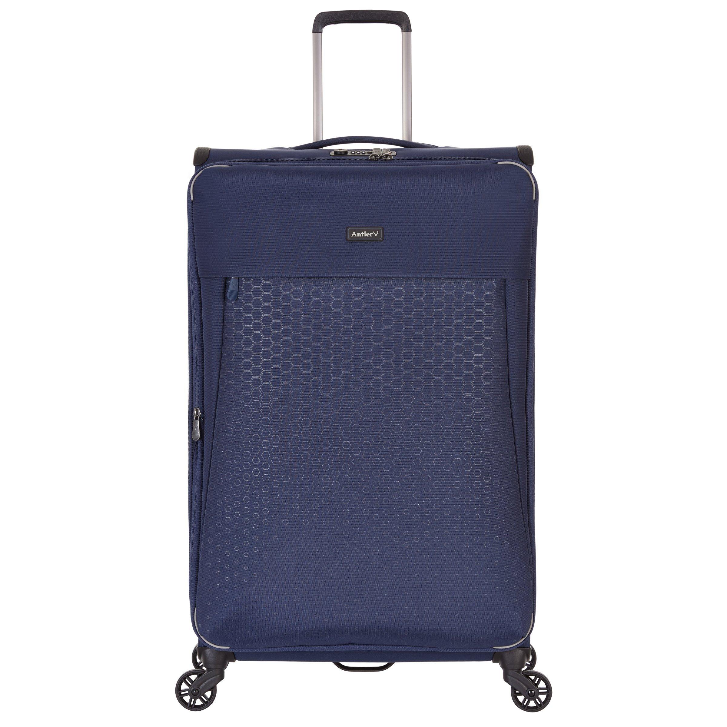 Antler Oxygen 81cm 4-Wheel Large Suitcase, Blue
