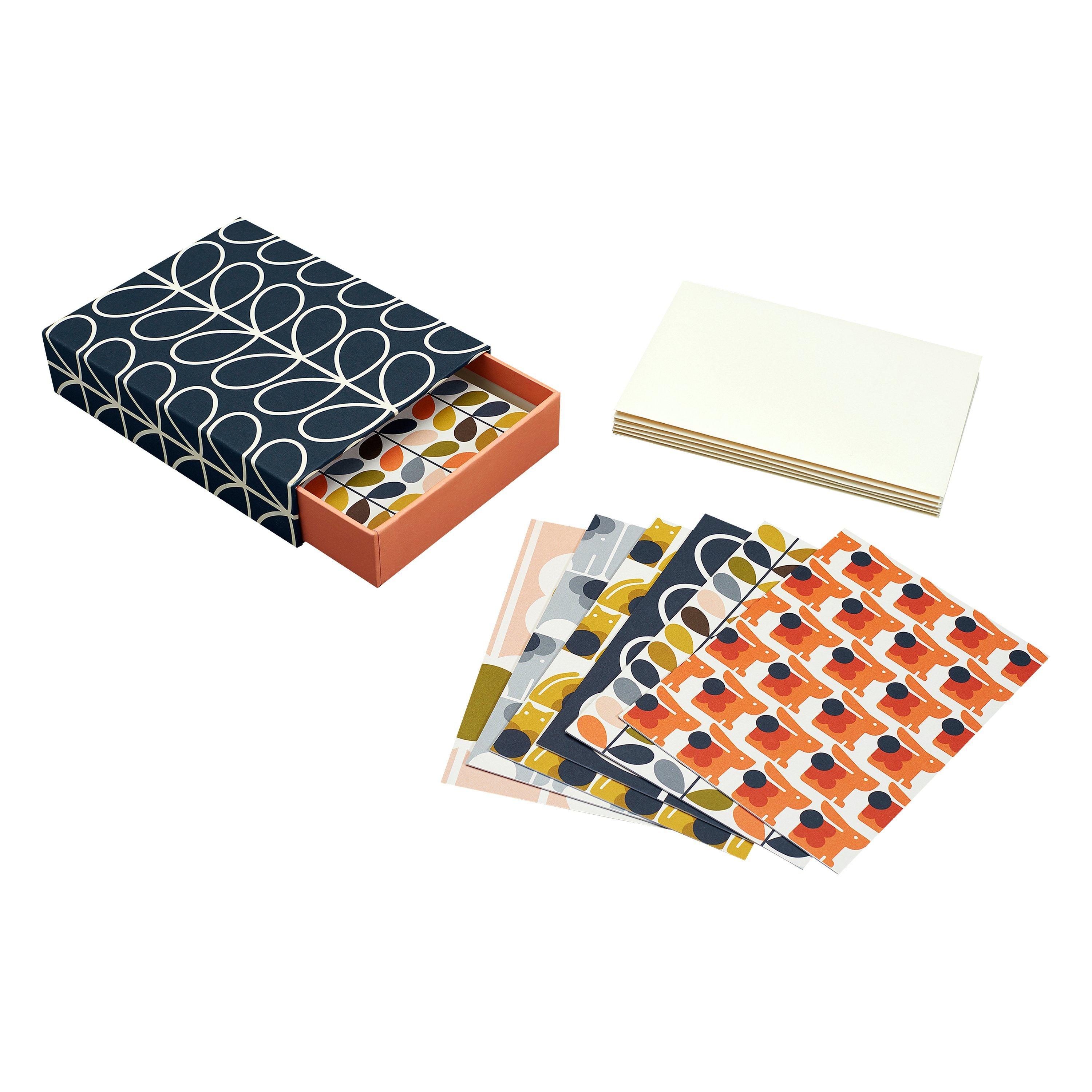 Orla Kiely Linear Stem Postcards, Pack of 12