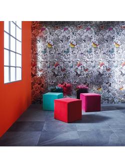 Osborne & Little Butterfly Garden Wallpaper - view 2, Multi W6592-01