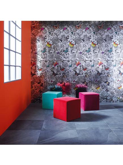 Osborne & Little Butterfly Garden Wallpaper - view 2, Multi W6592-01