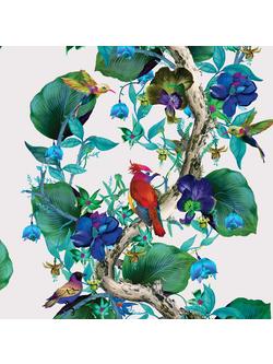 Osborne & Little Rain Forest Wallpaper, Blue W7026-01