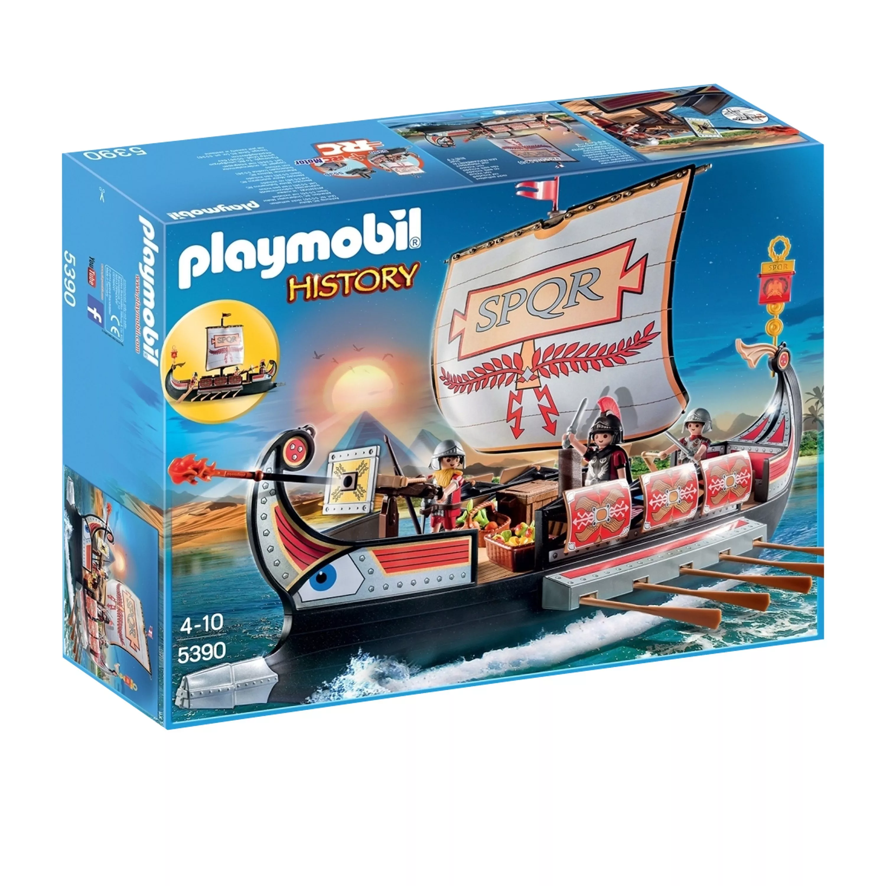 Playmobil History Roman Warriors Ship