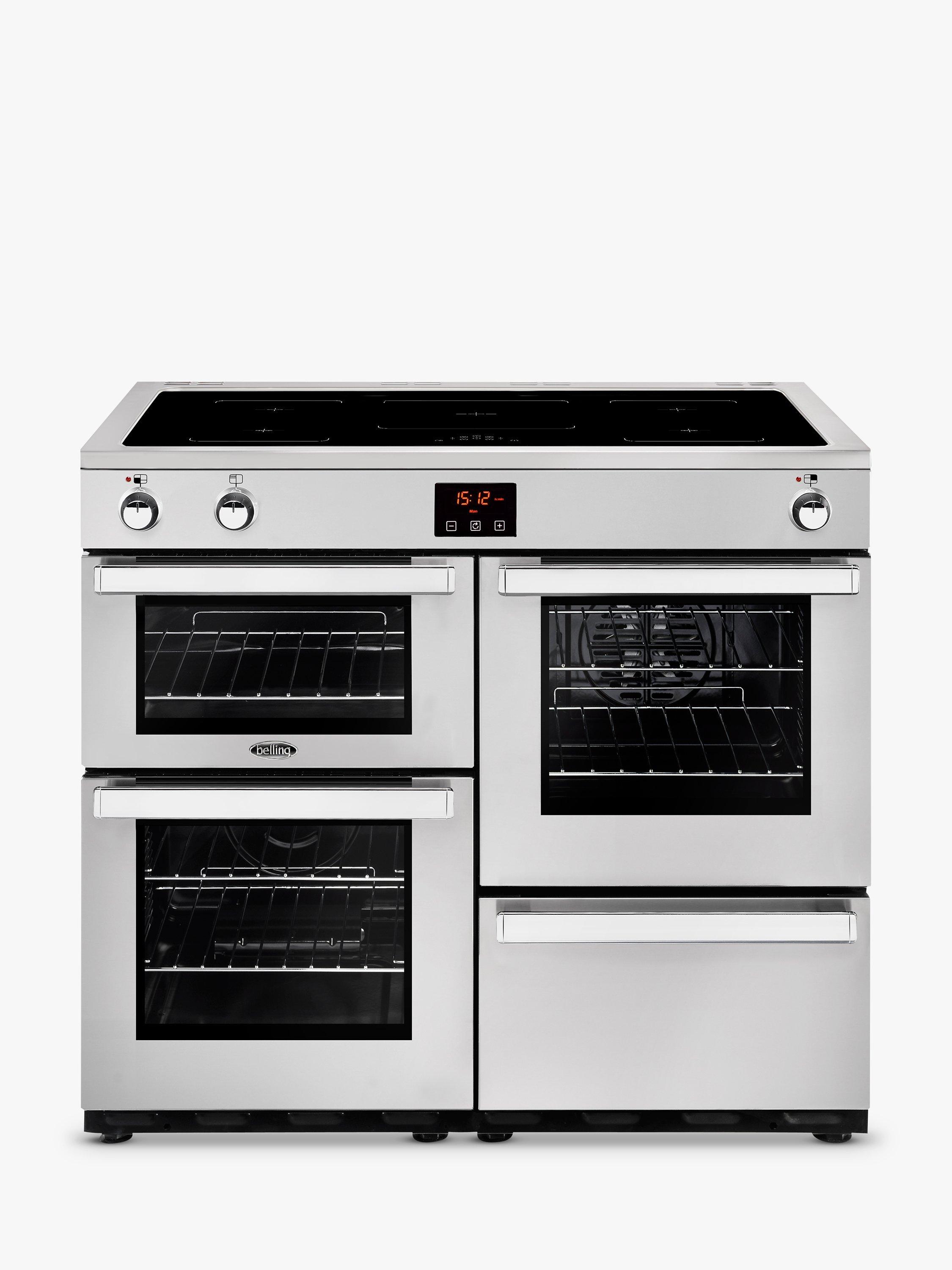 Belling Cookcentre 100EI Electric Range Cooker With Induction Hob