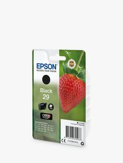 Epson Strawberry 29 Inkjet Printer Cartridge, Black, Black