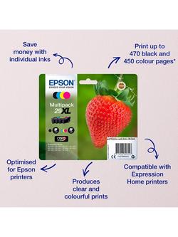 Epson Strawberry 29 Inkjet Printer Cartridge, Black - view 2, Black