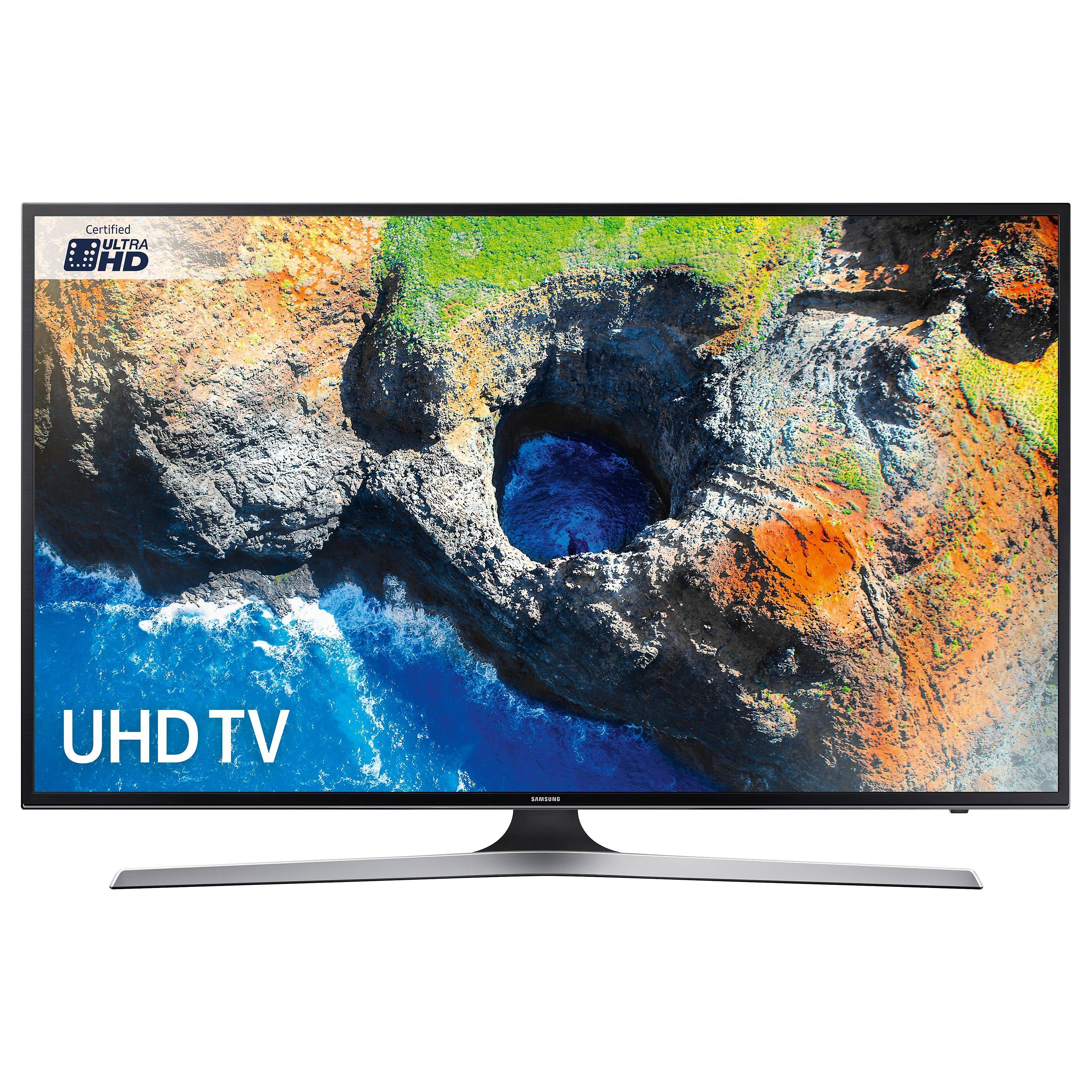 Samsung UE40MU6100 HDR 4K Ultra HD Smart TV, 40" with TVPlus, Black