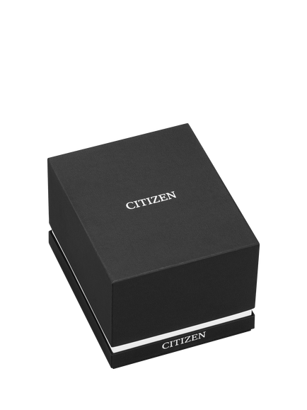 Citizen EW1270-06A Women's Date Leather Strap Watch, Black/White - view 2, Black/White