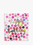 The Proper Mail Company Polka Dots Happy Birthday Card