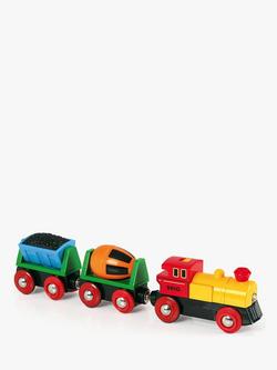 BRIO World Battery Operated Action Train, FSC-Certified (Beech) - view 2, 