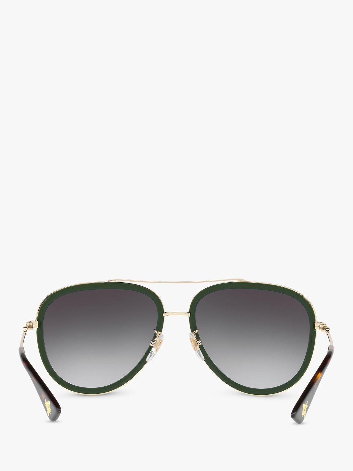 Gucci GG0062S Aviator Sunglasses Multi Grey Gradient