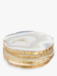 John Lewis Agate Coasters, Set of 4, Assorted Colours