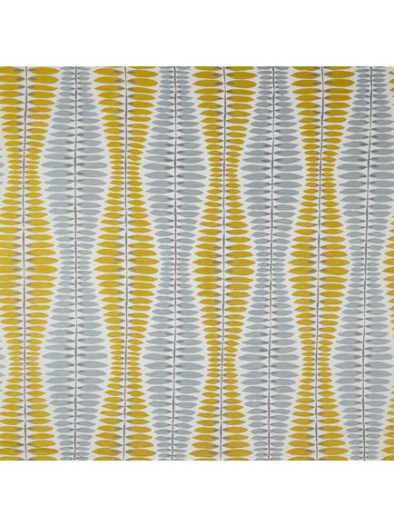 John Lewis Iris Leaf Made to Measure Curtains or Roman Blind, Citrine, Citrine