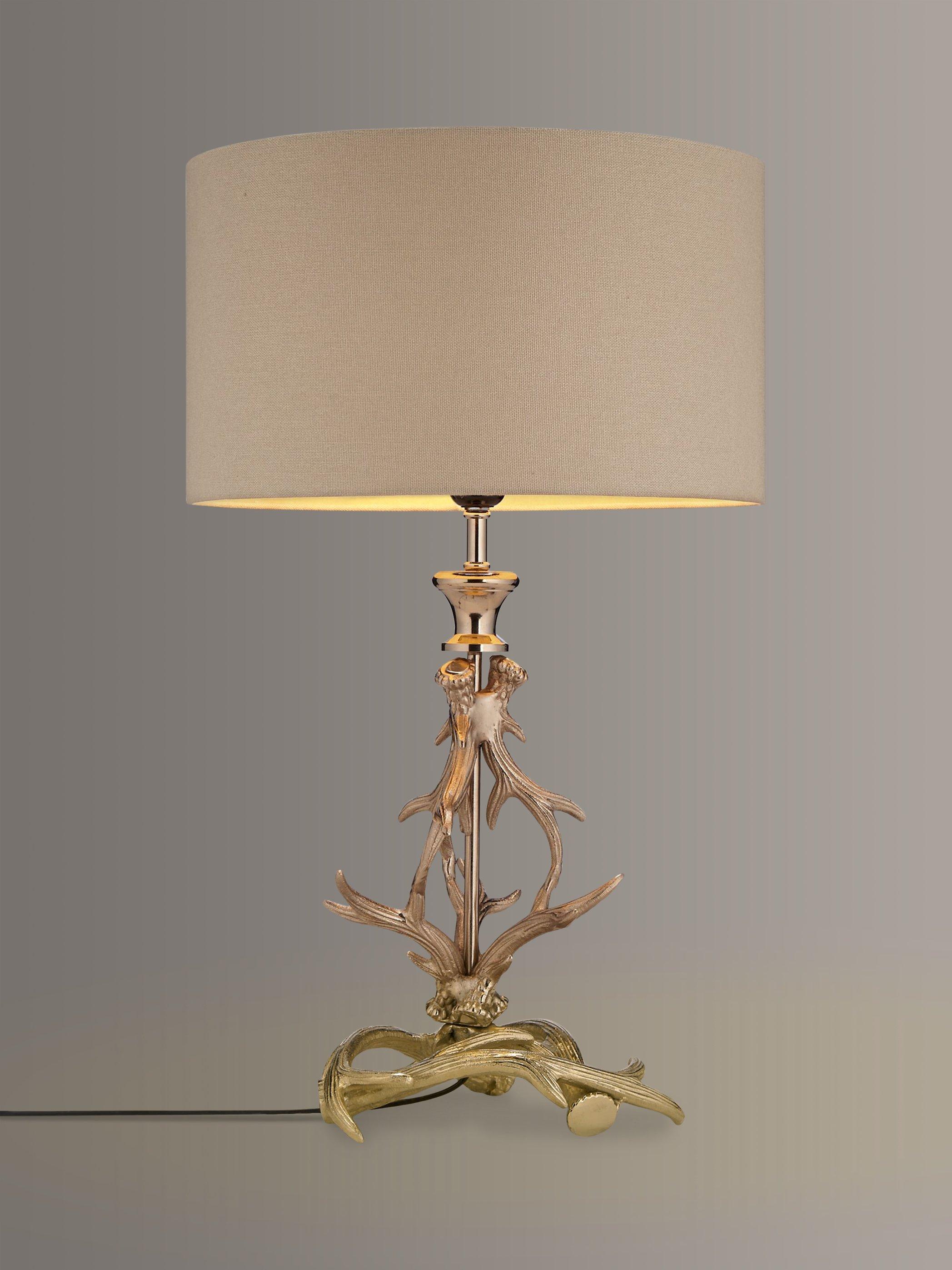 John Lewis & Partners Antlers Table Lamp, Nickel