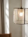 John Lewis Leighton Easy-to-Fit Bubble Glass Ceiling Shade