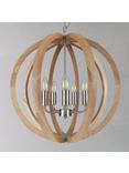 John Lewis Lars Ceiling Light, Ash