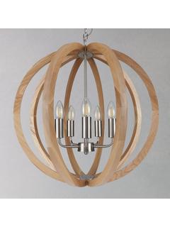 John Lewis Lars Ceiling Light, Ash
