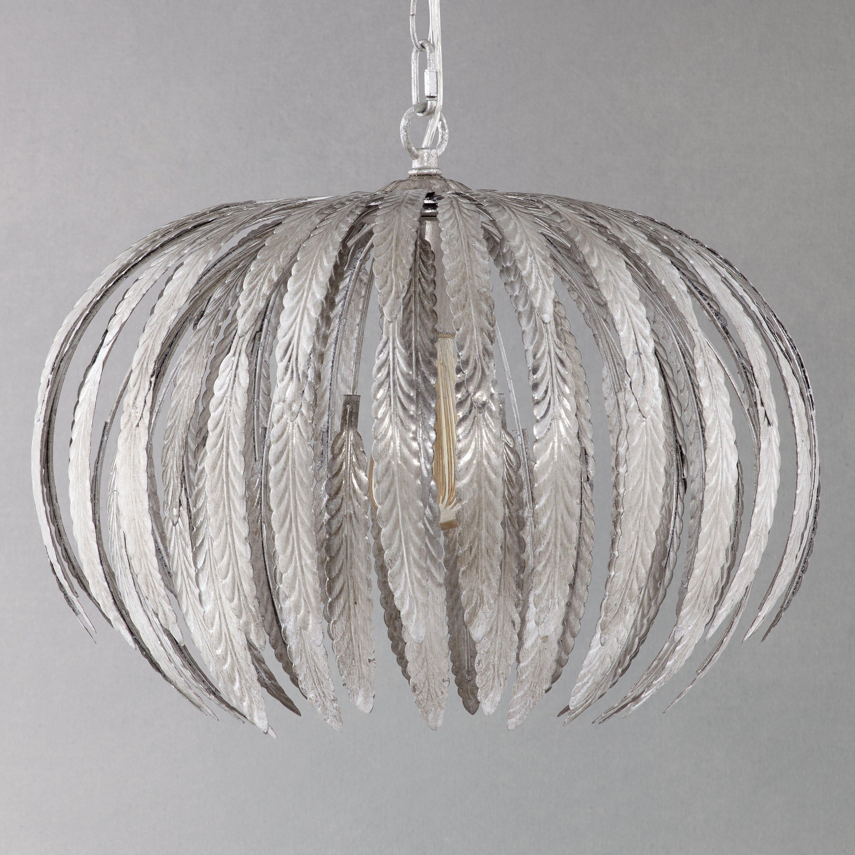 John Lewis Montserrat Mini Silver Leaf Ceiling Light