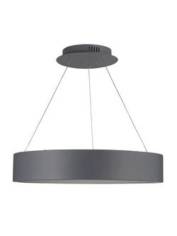 John Lewis Finn LED Hoop Ceiling Light, Grey
