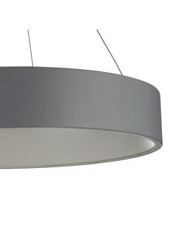 John Lewis Finn LED Hoop Ceiling Light - view 2, Grey
