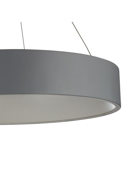 John Lewis Finn LED Hoop Ceiling Light - view 2, Grey