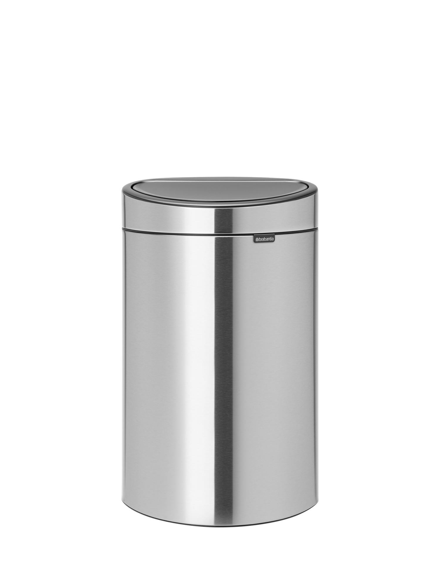 Brabantia Twin Touch Recycling Bin, New Matt Steel, 23/10L