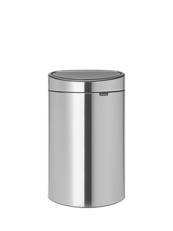 Brabantia Touch Bin New, 40L, Matt Steel