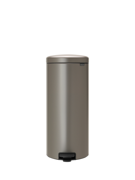 Brabantia newIcon Pedal Bin, 30L, Platinum