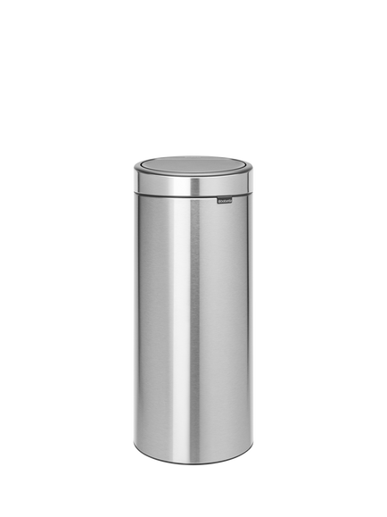 Brabantia New Touch Bin, 30L, Matt Steel
