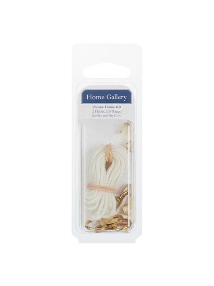Frank Shaw Picture Hanging Kit, Brass, Multi