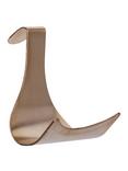 Frank Shaw Brass Plated Picture Rail Hooks, Pack of 2