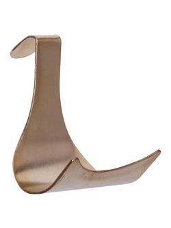 Frank Shaw Picture Rail Hooks, Pack of 2, Brass Plated - view 2, Multi