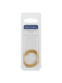 Frank Shaw No.1 Picture Hanging Wire, 3m, Solid Brass, Gold