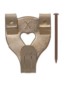 Frank Shaw Picture Hooks Brass Headed Pins, Pack of 6 - view 2, Multi