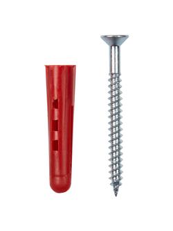 Frank Shaw Rawl Plugs & Screws, Pack of 8 - view 2, Multi