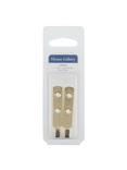 Frank Shaw Brass Plated J Hooks, Pack of 2