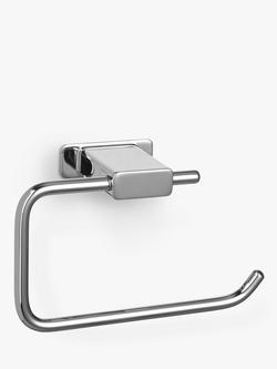 John Lewis Form Swing Toilet Roll Holder, Silver