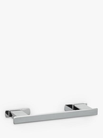 John Lewis Form Towel Rail, Short, Silver