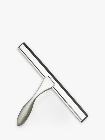 John Lewis Shower Squeegee, Stainless Steel, Stainless Steel