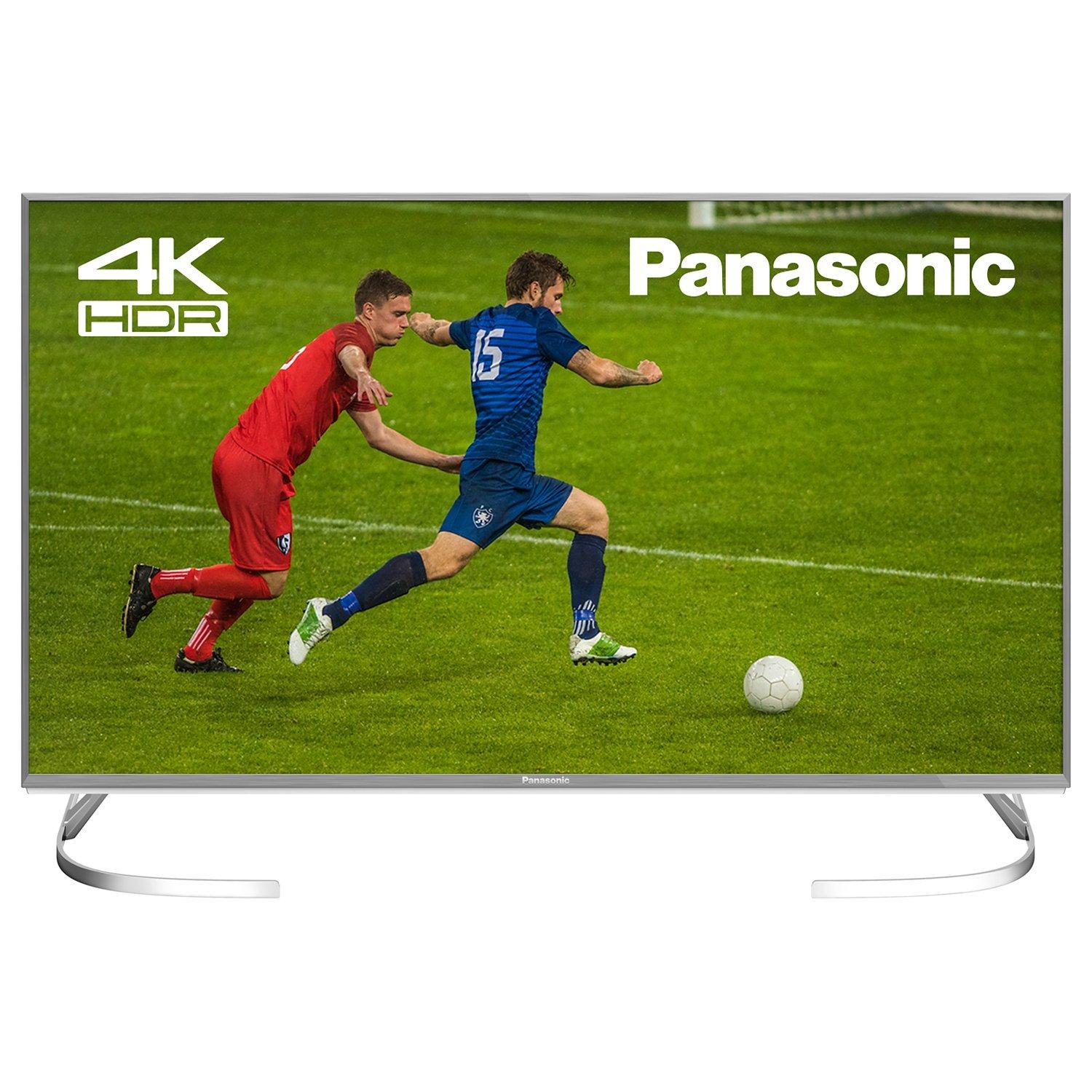 Panasonic TX-65EX700B LED HDR 4K Ultra HD Smart TV, 65" with Freeview Play, Slim Metallic Bezel & Switch Design Adjustable Stand, Ultra HD Certified, Silver