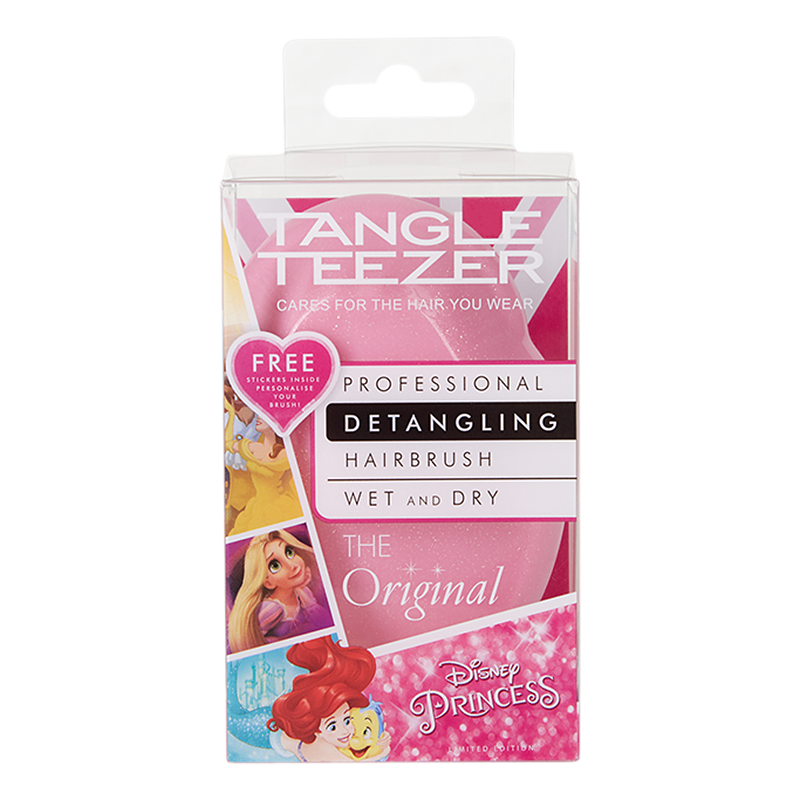Tangle Teezer Disney Princess Original Detangling Hair Brush, Pink