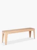 John Lewis ANYDAY Anton 6 Seater Dining Table and 2 Benches Oak
