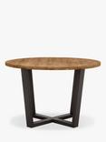 John Lewis Calia 6 Seater Round Dining Table, Oak