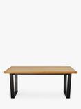 John Lewis Calia 4 Seater Dining Table, Solid Oak
