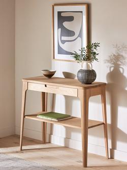 Ebbe Gehl for John Lewis Mira Console Table - view 2, Oak