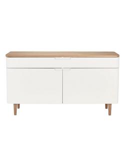 Ebbe Gehl for John Lewis Mira Sideboard - view 2, White/Oak