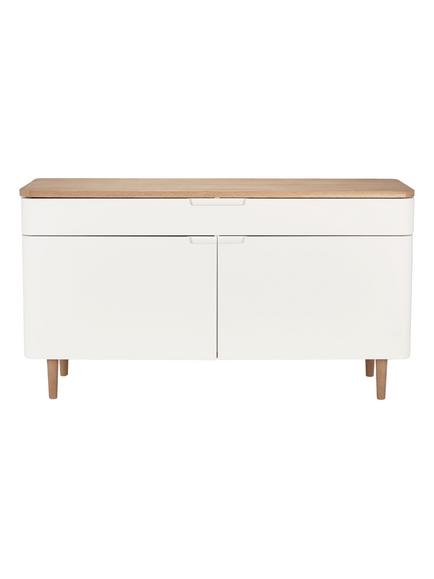 Ebbe Gehl for John Lewis Mira Sideboard - view 2, White/Oak