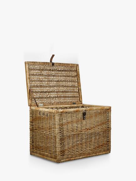 John Lewis Modern Country Woven with Leather Strap, Natural - view 2, Natural