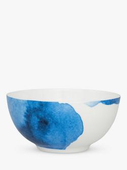 Rick Stein Coves of Cornwall Porthilly Cove Pasta Bowl, Blue/White, Dia.16cm, Blue/White