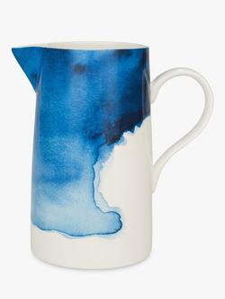 Rick Stein Coves of Cornwall Harlyn Bay Jug, Blue/White, 2L, Blue/White